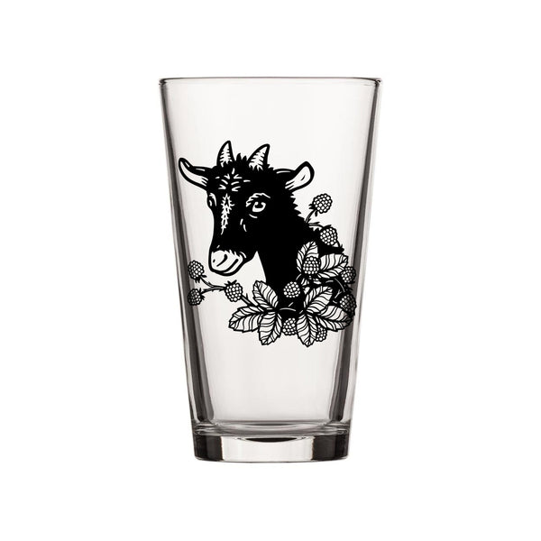 Goat Pint Glass - Pint Glass - Two Little Fruits - Two Little Fruits