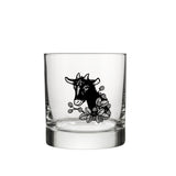 Goat Whiskey Glass - Cute Raccoon Artwork, 10 Oz Rocks Glass, Durable and Fun for Any Beverage - Rocks Glass - Two Little Fruits - Two Little Fruits
