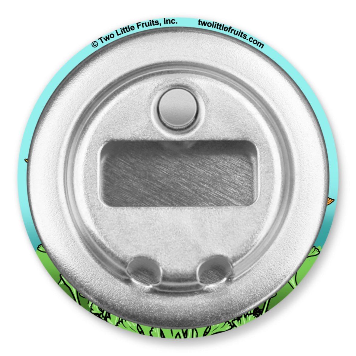 Grizzly Bear Bottle Opener With Neodymium Magnet – Pocket - Sized & Durable Design - Soft Matte Bottle Openers - Two Little Fruits - Two Little Fruits