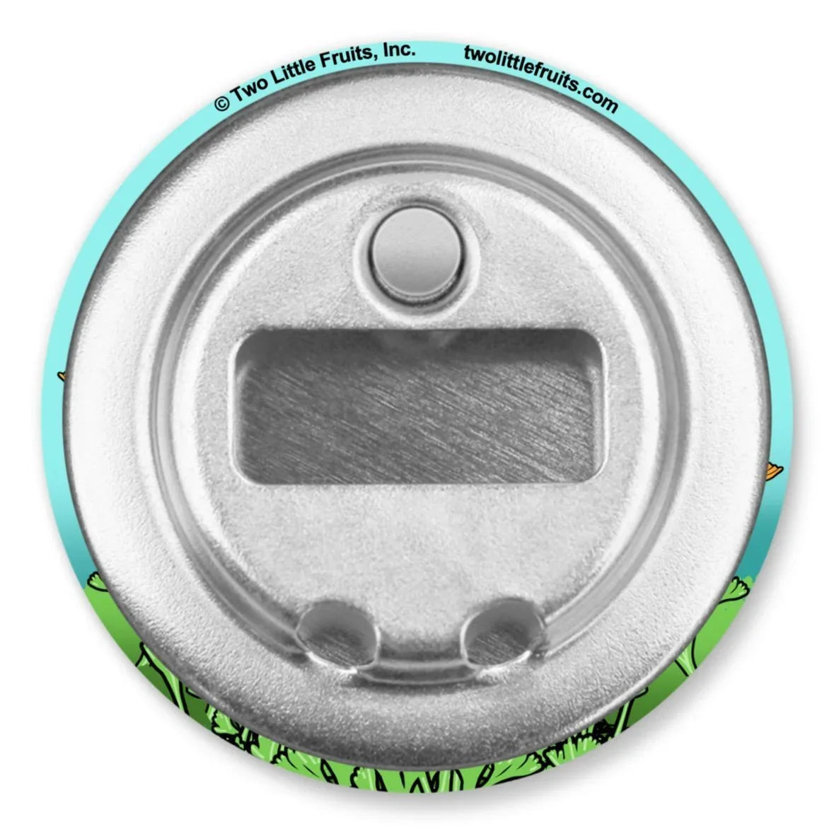 Grizzly Bear Bottle Opener With Neodymium Magnet – Pocket - Sized & Durable Design - Soft Matte Bottle Openers - Two Little Fruits - Two Little Fruits