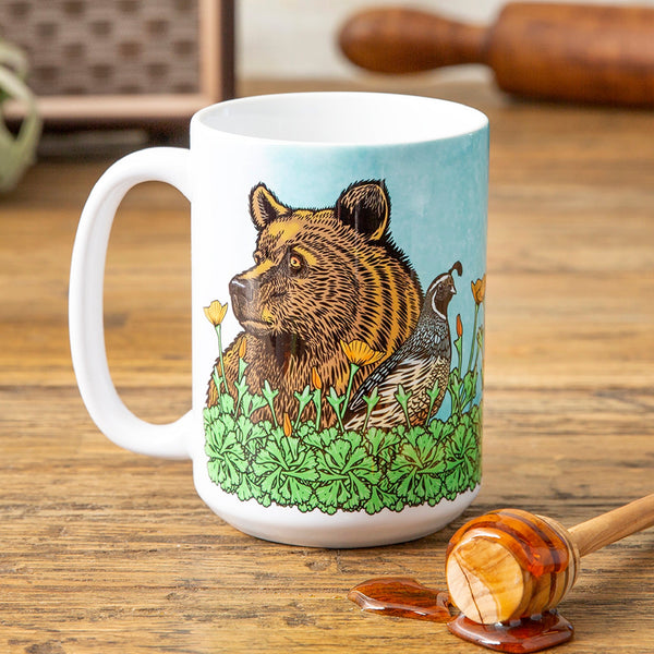Grizzly Bear Coffee Mug - Two Little Fruits