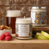 Happy Hour Scented Candle Gift Set - Beer and Absinthe Inspired 100Soy Wax Candles - Soy Candles - Two Little Fruits - Two Little Fruits