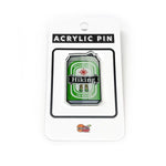 Hiking Boots Pin - Unique 1.25 Inch Beer Can Acrylic Design with Durable Rubber Clutch - Acrylic Pin - Two Little Fruits - Two Little Fruits