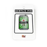Hiking Boots illustrated acrylic pin by Two Little Fruits