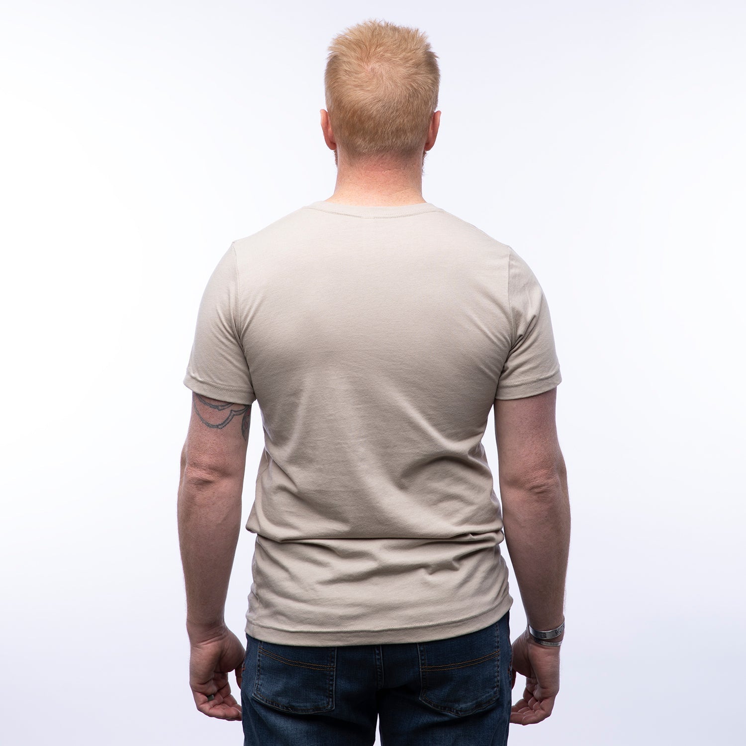 Hobo Squirrel T-Shirt - Eco - Friendly Dark Brown Print on Super - Soft Heather Tan Tee - Tee Shirts - Two Little Fruits - Two Little Fruits