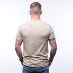 Hobo Squirrel T-Shirt - Eco - Friendly Dark Brown Print on Super - Soft Heather Tan Tee - Tee Shirts - Two Little Fruits - Two Little Fruits