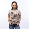 Hobo Squirrel Tee - Tan - Tee Shirts - Two Little Fruits - Two Little Fruits