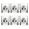 Honeybee Whiskey Glass - 10 Oz Rocks Glass with Vibrant Bee & Honeycomb Design - Rocks Glass - Two Little Fruits - Two Little Fruits