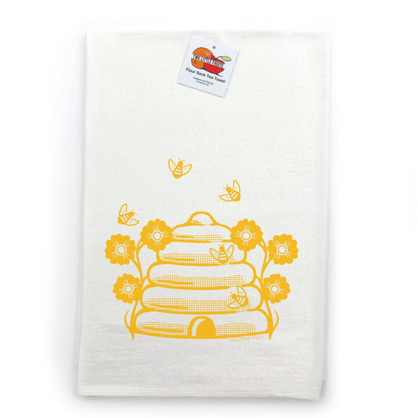 Honeybee Yellow Kitchen Towel - Tea Towels - Two Little Fruits - Two Little Fruits