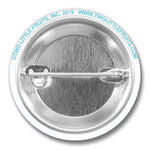 Hummingbird Button Pin - 1.25" Soft - Touch Matte Finish, Weather & Scuff - Resistant - Button Pins - Two Little Fruits - Two Little Fruits