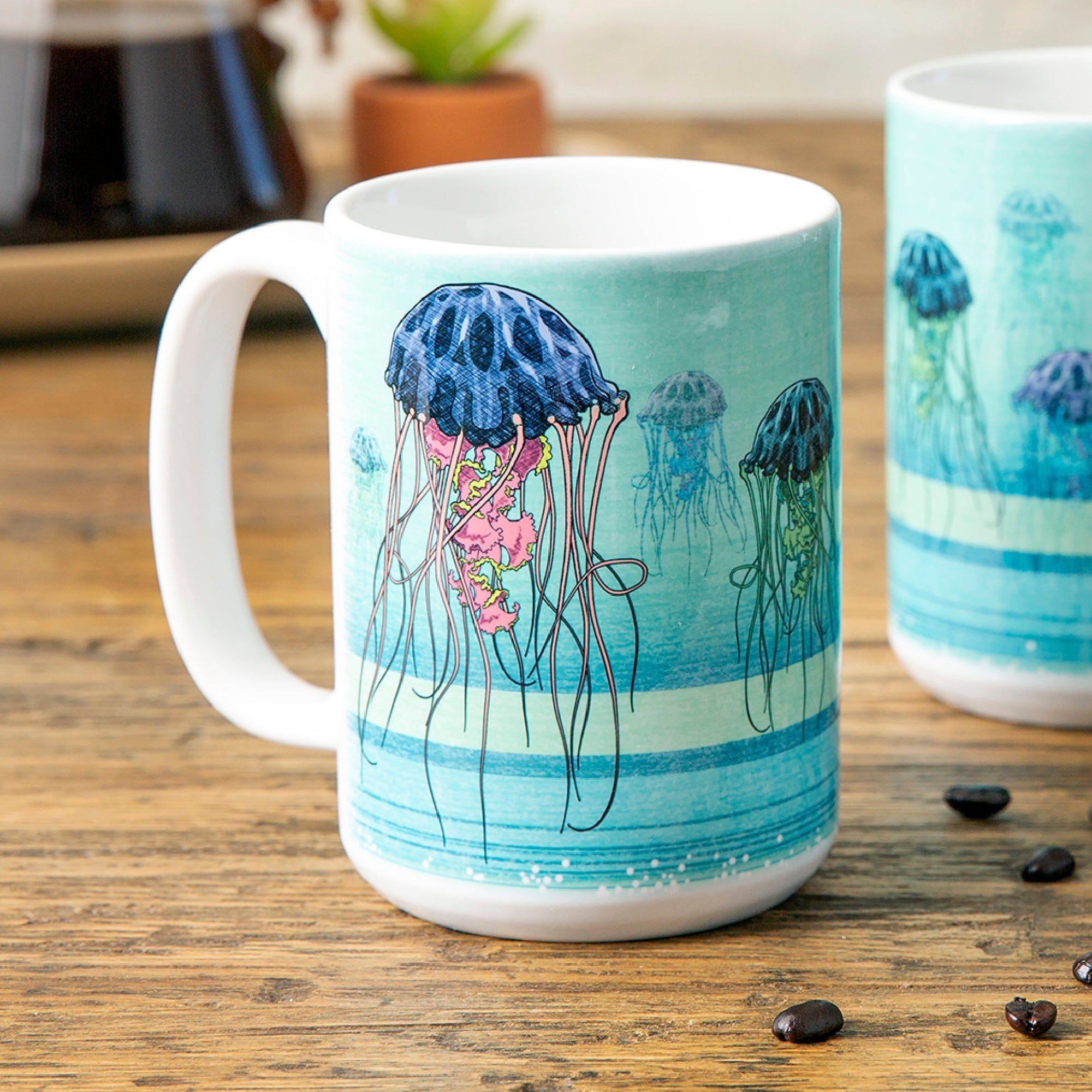 Jellyfish Coffee Mug - Two Little Fruits