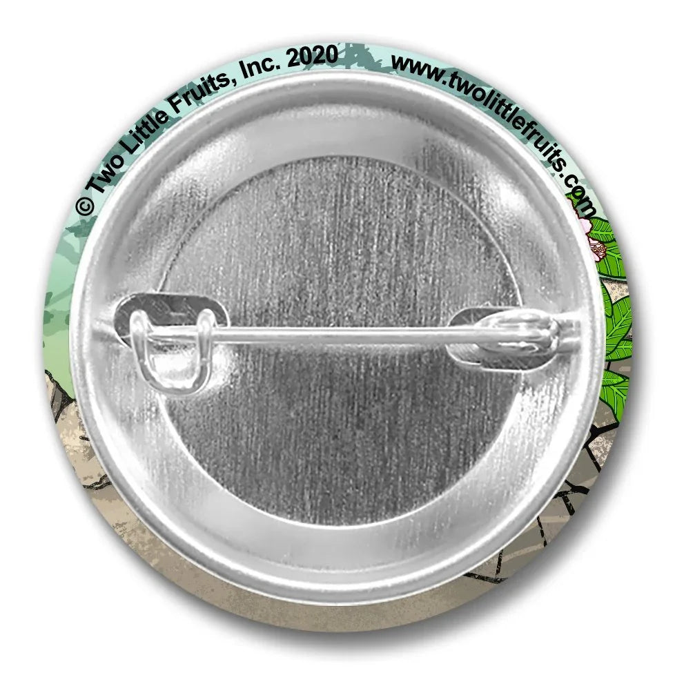 Knitting Button Pin - 1.25" Soft - Touch Matte Finish, Weather - Resistant & Scuff - Resistant - Button Pins - Two Little Fruits - Two Little Fruits