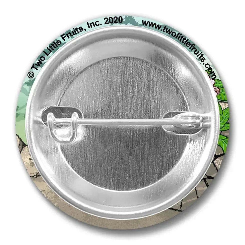 Knitting Button Pin - 1.25" Soft - Touch Matte Finish, Weather - Resistant & Scuff - Resistant - Button Pins - Two Little Fruits - Two Little Fruits
