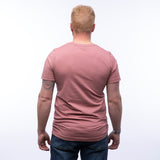 Knitting Graphic Tee - Soft 100% Cotton Shirt in Mauve - Unisex Design by Two Little Fruits - Tee Shirts - Two Little Fruits - Two Little Fruits