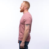 Knitting Graphic Tee - Soft 100% Cotton Shirt in Mauve - Unisex Design by Two Little Fruits - Tee Shirts - Two Little Fruits - Two Little Fruits