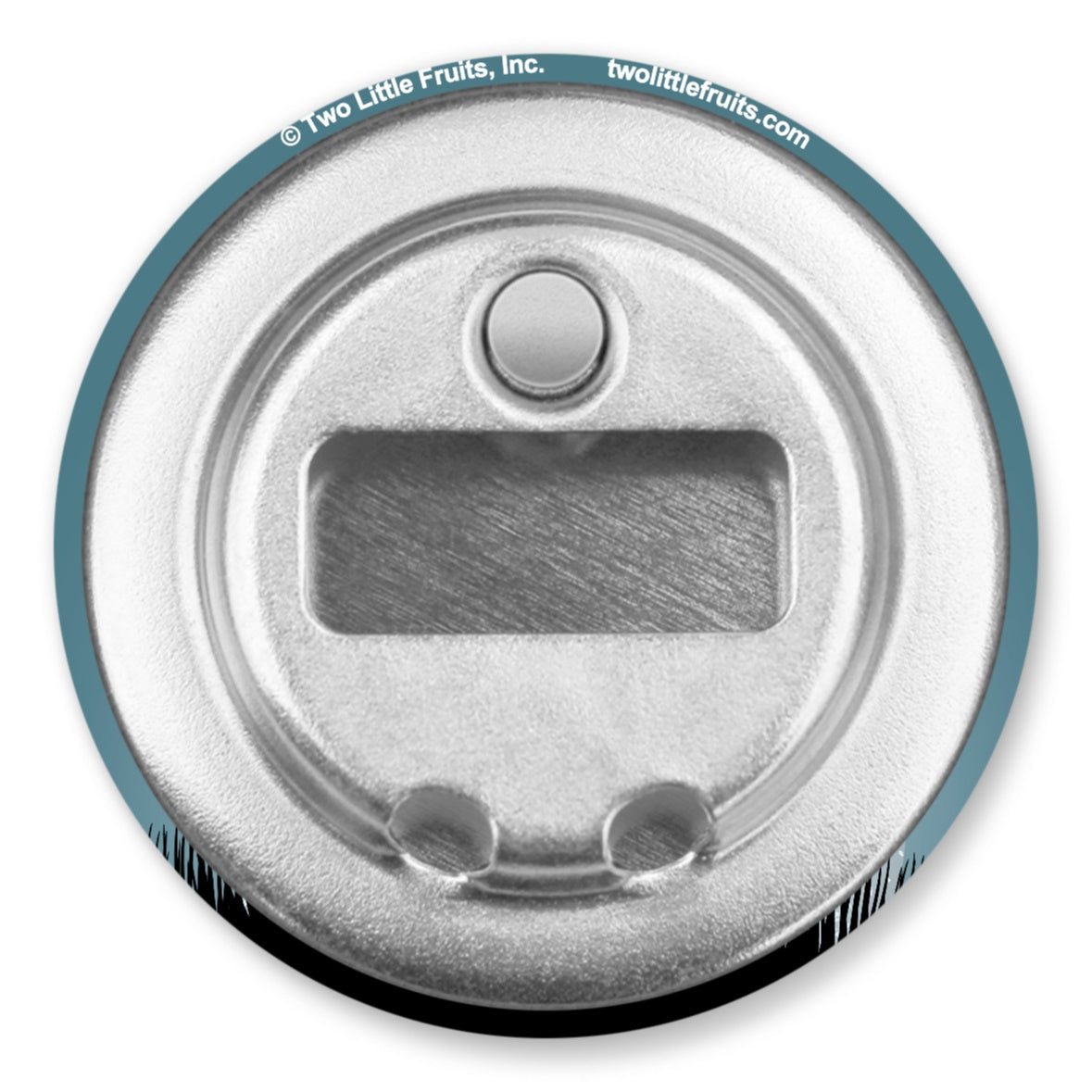 Knitting Marmot Magnetic Bottle Opener - 2.25" Round, Durable & Weather - Resistant - Soft Matte Bottle Openers - Two Little Fruits - Two Little Fruits