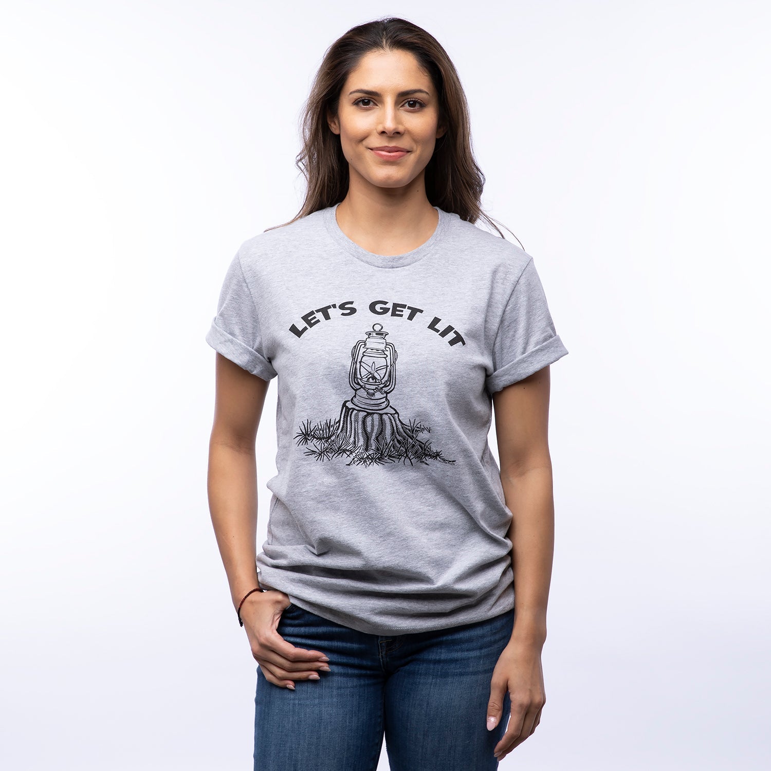Let's Get Lit Screen Printed T-Shirt - Unisex, Eco - Friendly Ink, USA Made, Super Soft Comfort - Tee Shirts - Two Little Fruits - Two Little Fruits