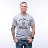 Let's Get Lit Screen Printed T-Shirt - Unisex, Eco - Friendly Ink, USA Made, Super Soft Comfort - Tee Shirts - Two Little Fruits - Two Little Fruits