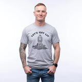 Let's Get Lit Screen Printed T-Shirt - Unisex, Eco - Friendly Ink, USA Made, Super Soft Comfort - Tee Shirts - Two Little Fruits - Two Little Fruits