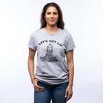 Let's Get Lit Screen Printed illustrated t-shirt by Two Little Fruits
