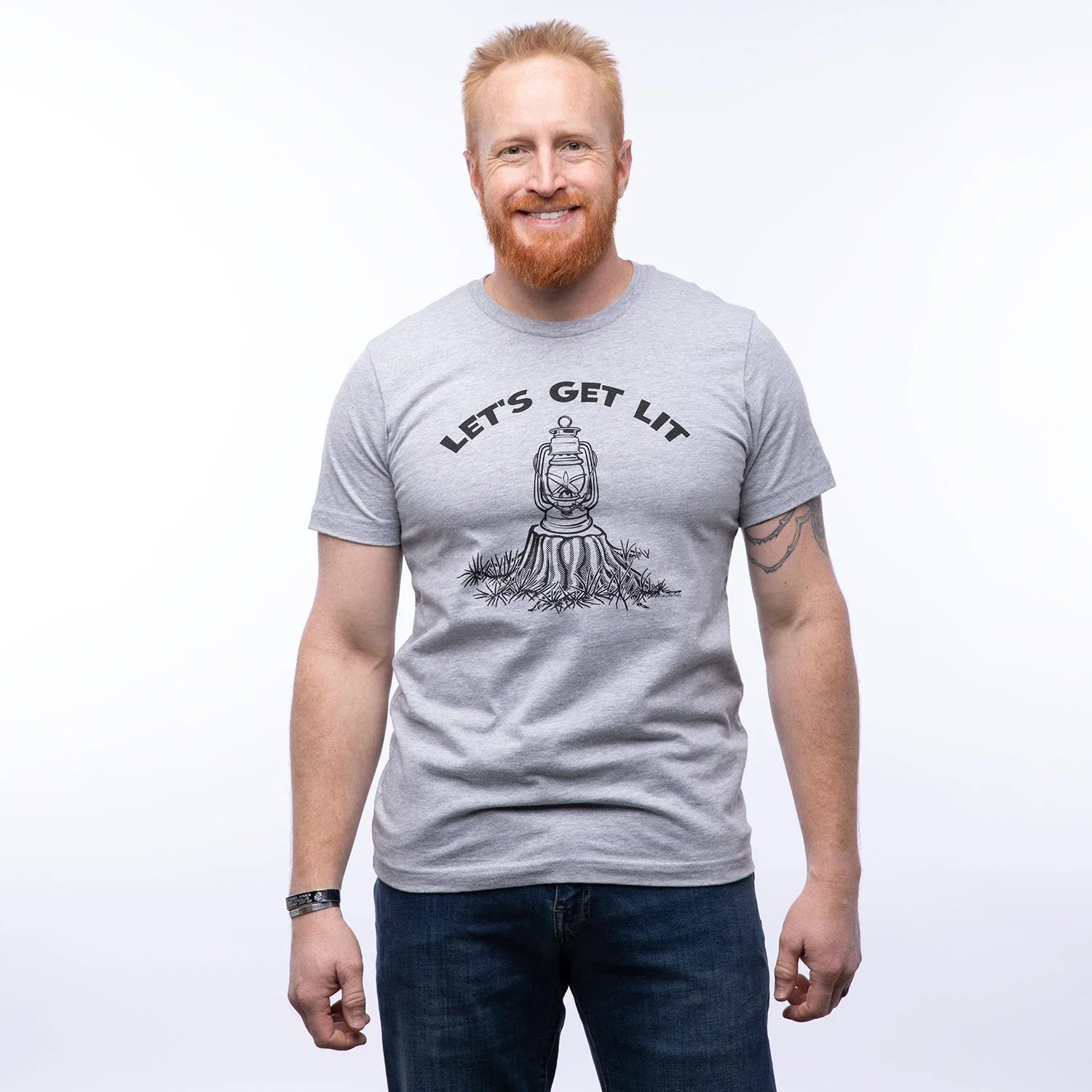Let's Get Lit Screen Printed T-Shirt - Unisex, Eco - Friendly Ink, USA Made, Super Soft Comfort - Tee Shirts - Two Little Fruits - Two Little Fruits
