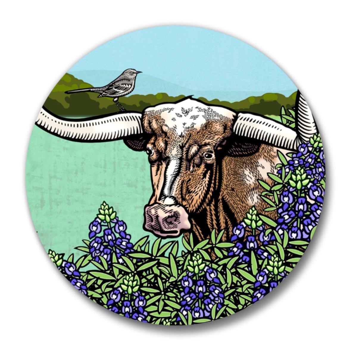 Longhorn Bottle Opener With Magnetic Cap Catcher - Durable & Weather - Resistant Design - Soft Matte Bottle Openers - Two Little Fruits - Two Little Fruits