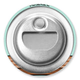 Back view of the Sexy Potted Plants Magnetic Bottle Opener showing the durable metal finish, perfect for beaming charm in your potted plants decor.