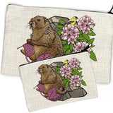 Marmot Small Cosmetic Bag Zipper Pouch - Stylish and Versatile for Travel and Daily Use - Zipper Pouches - Two Little Fruits - Two Little Fruits