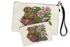 Stylish Marmot Zipper Pouch - Versatile small cosmetic bag for travel and everyday use.
