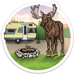 Moose Sticker - Sticker - Two Little Fruits - Two Little Fruits