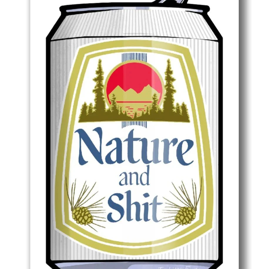 Nature Themed illustrated fridge magnet by Two Little Fruits
