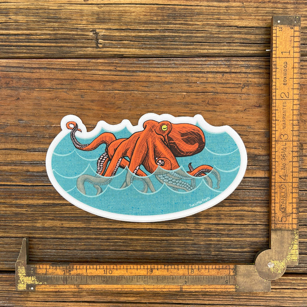 Octopus Sticker - Sticker - Two Little Fruits - Two Little Fruits