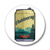 Outdoorsy Beer Can Matte Button Pin - Button Pins - Two Little Fruits - Two Little Fruits