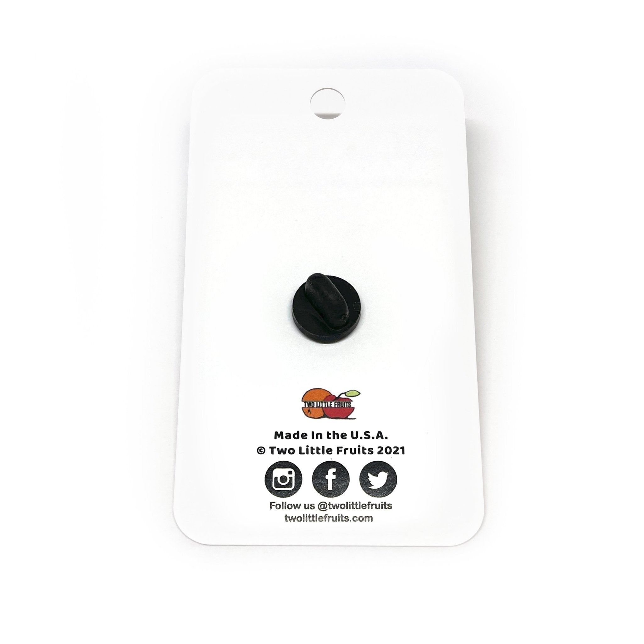 Outdoorsy Canoe Beer Can Acrylic Pin - Acrylic Pin - Two Little Fruits - Two Little Fruits