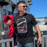 Outdoorsy Graphic T-Shirt for Men and Women | Black Vintage Beer Can Design - Tee Shirts - Two Little Fruits - Two Little Fruits