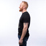 Outdoorsy Graphic T-Shirt for Men and Women | Black Vintage Beer Can Design - Tee Shirts - Two Little Fruits - Two Little Fruits