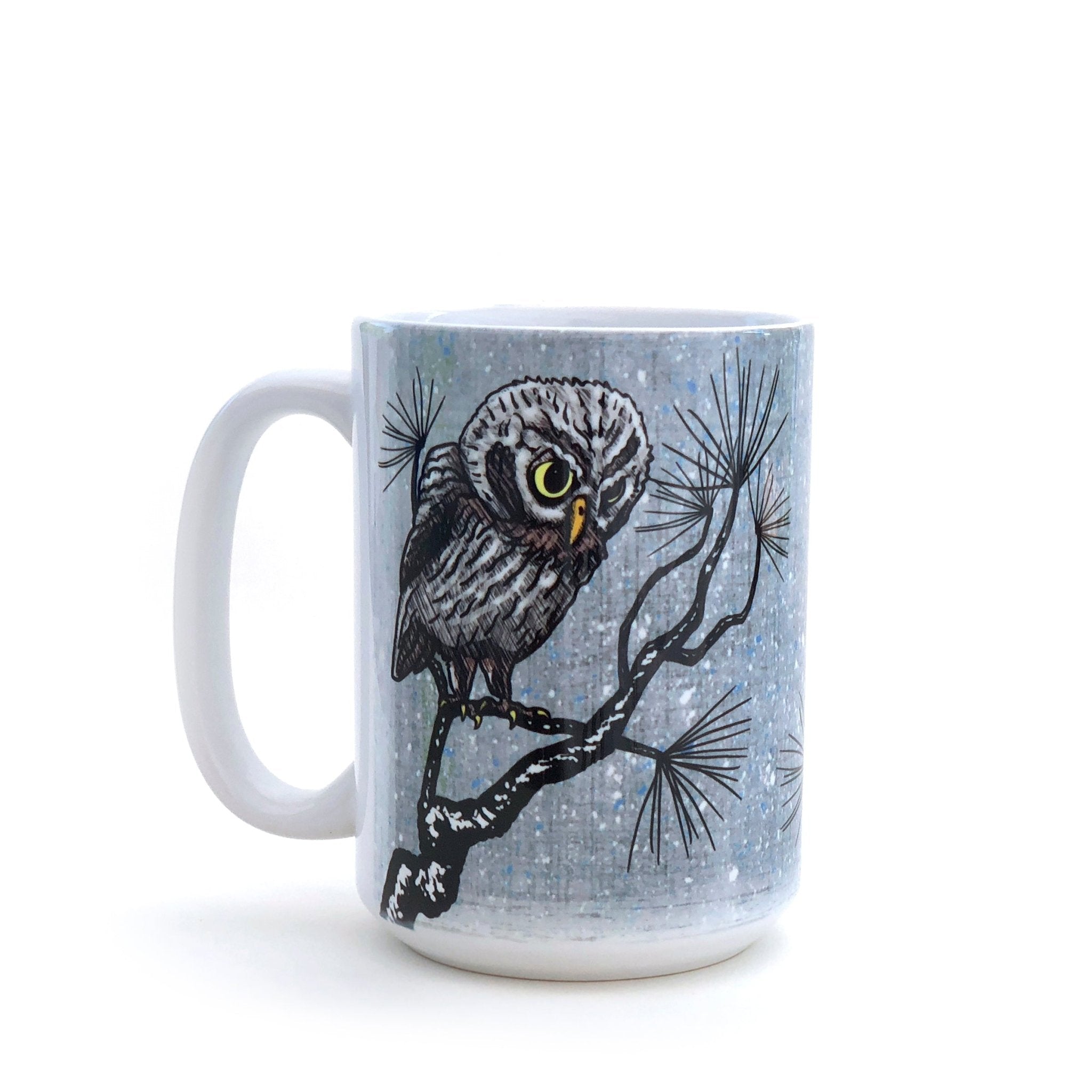 Owl Coffee Mug - Mug - Two Little Fruits - Two Little Fruits