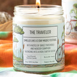 Patchouli Scented Candle - 8 Oz Hand - Poured Soy Wax with 40+ Hour Burn Time - Soy Candles - Two Little Fruits - Two Little Fruits