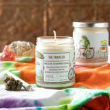 Patchouli Scented Candle - 8 Oz Hand - Poured Soy Wax with 40+ Hour Burn Time - Soy Candles - Two Little Fruits - Two Little Fruits