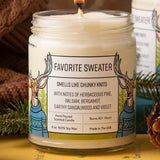 Pine Scented Candle - Cozy Fall Aroma with Notes of Balsam & Sandalwood - Soy Candles - Two Little Fruits - Two Little Fruits