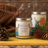 Pine Scented Soy Wax Candle - Two Little Fruits