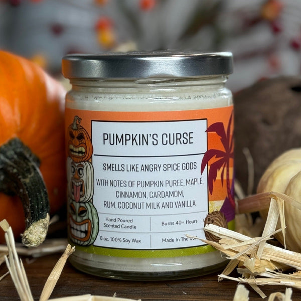 Pumpkin Spice Scented Soy Candle - Soy Candles - Two Little Fruits - Two Little Fruits