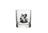 Rabbit Rocks Glass - 10 Oz Black Glass - Rocks Glass - Two Little Fruits - Two Little Fruits