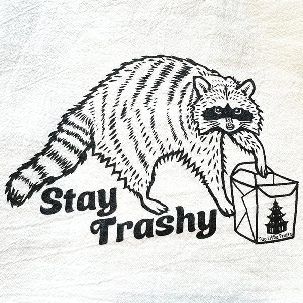 Raccoon Tea Towel - Tea Towels - Two Little Fruits - Two Little Fruits
