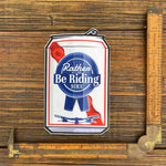 Rather Be Riding Bike Beer Can Sticker - Durable, Waterproof Vinyl, Perfect for Personal Flair - Sticker - Two Little Fruits - Two Little Fruits