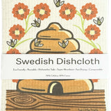 Reusable Cleaning Cloth - Eco - Friendly Honeybee Swedish Dishcloth, 100% Biodegradable & Machine Washable - Swedish Dish Cloth - Two Little Fruits - Two Little Fruits