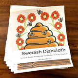 Reusable Cleaning Cloth - Eco - Friendly Honeybee Swedish Dishcloth, 100Biodegradable & Machine Washable - Swedish Dish Cloth - Two Little Fruits - Two Little Fruits