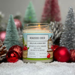Roadside Cider Apple Cider Candle - 8 Oz Hand - Poured Soy Wax With Cinnamon & Clove - 40+ Hr Burn Time - Soy Candles - Two Little Fruits - Two Little Fruits
