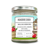 Roadside Cider hand-poured soy candle by Two Little Fruits