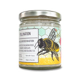 Rose Scented Candle with Bergamot | 100% Soy Wax, 40+ Hour Burn, Hand - Poured in USA - Soy Candles - Two Little Fruits - Two Little Fruits